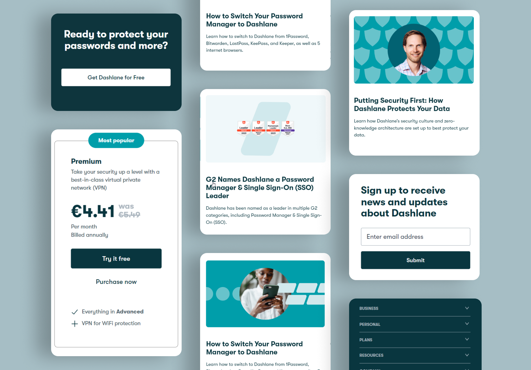 Testing Services for Dashlane company