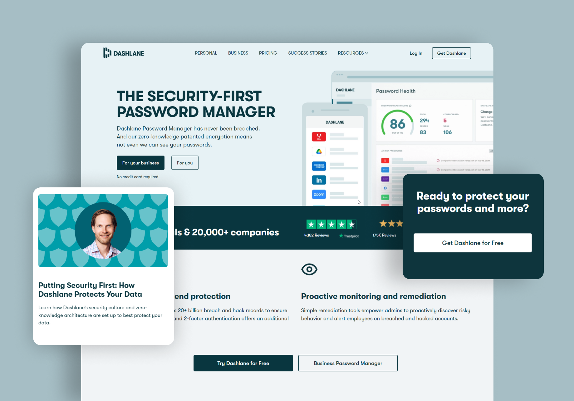 Testing Services for Dashlane company