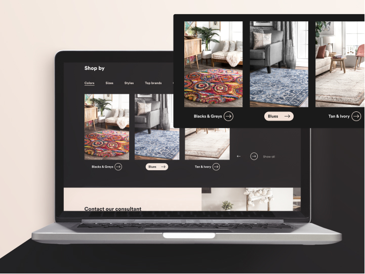 Landing Page Redesign for Rugs USA 2
