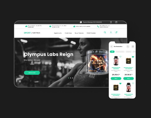 Mobile-friendly design for online store
