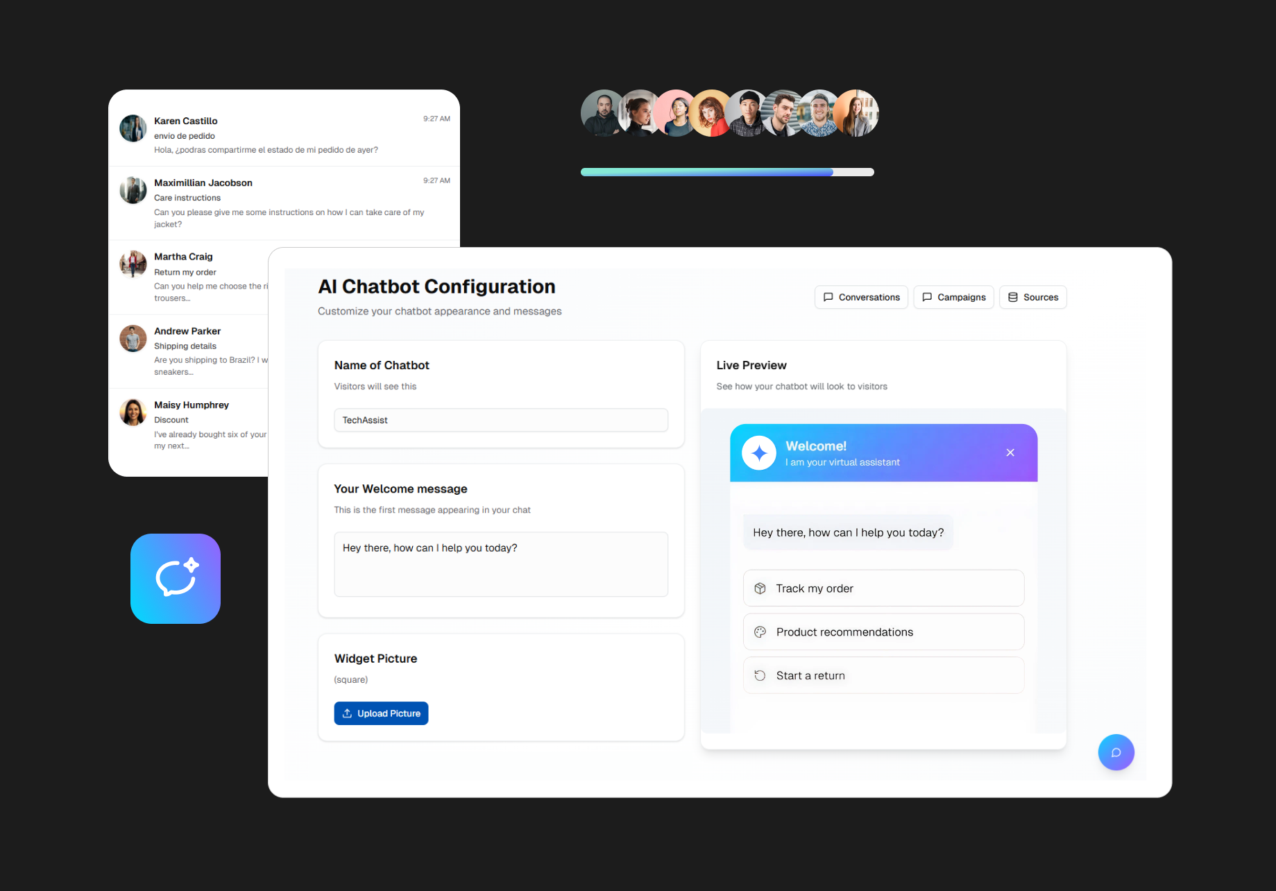 AI Chatbot Development for a Retail Software Provide