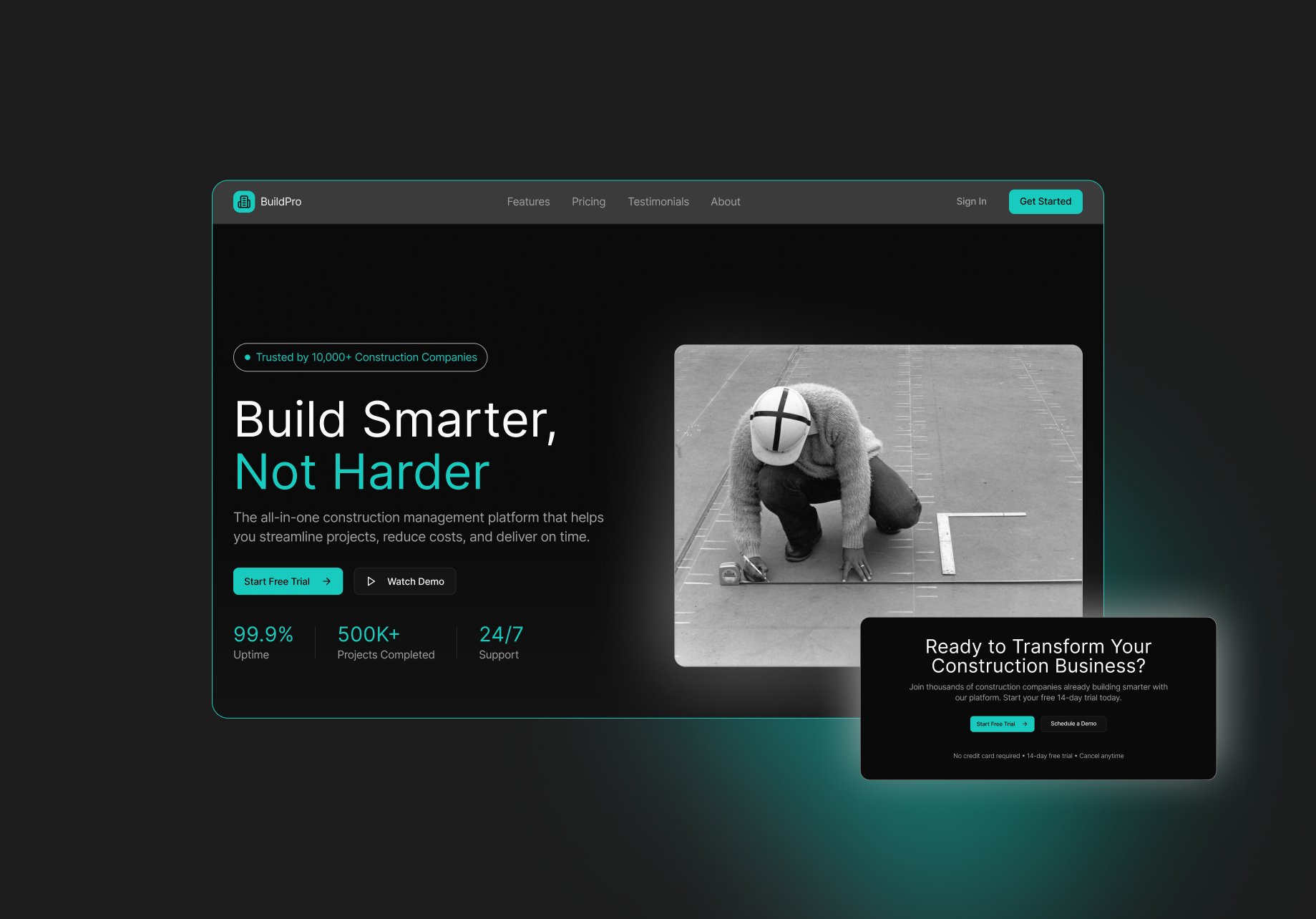 Testing and QA for a Cloud Construction Platform